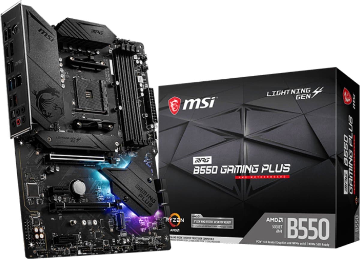 MSI MPG B550 gaming plus AMD B550 socket AM4 ATX