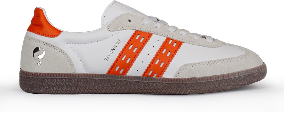 Heren Sneaker Titanium - Wit/Oranje
