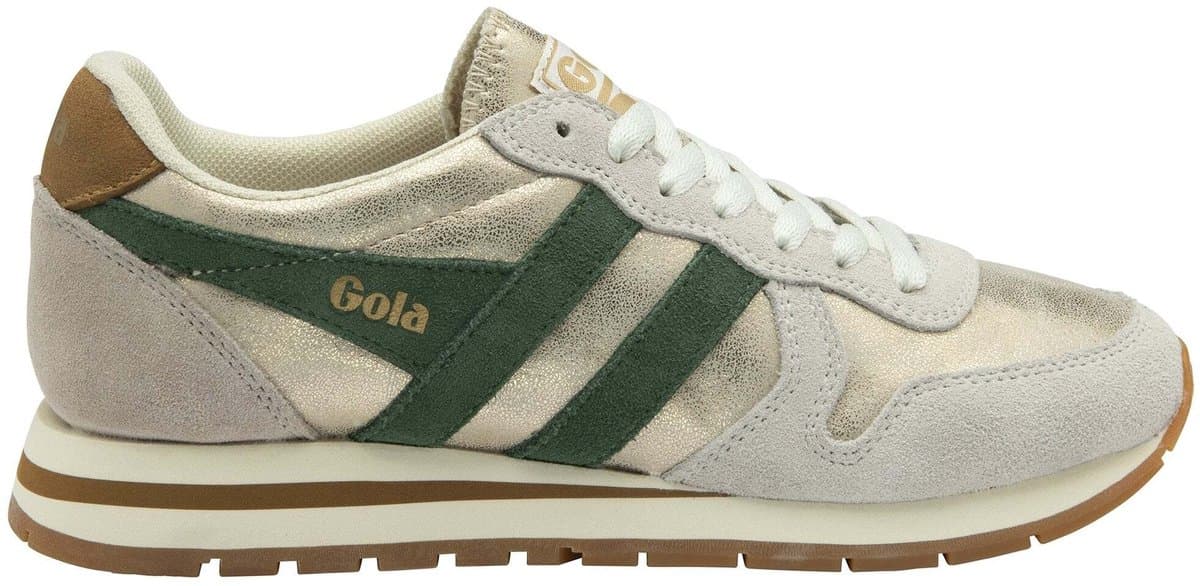Gola Daytona Blaze - Damessneaker - Goud-Evergreen-Bruin-Suiker