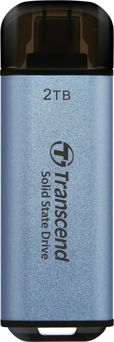 Transcend ESD300 2 TB - Externe SSD - 2 TB - blauw