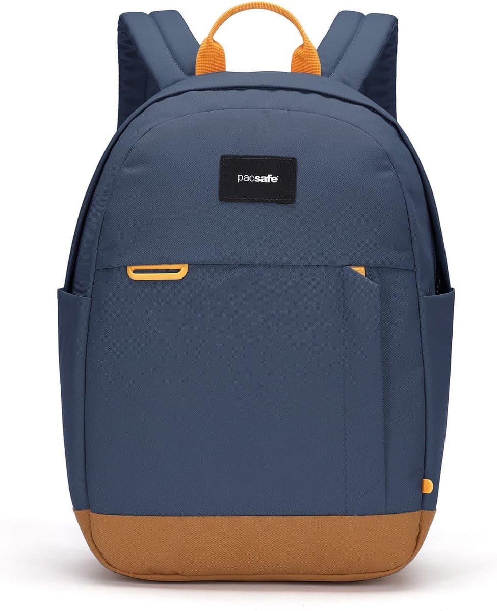 Pacsafe GO Rugzak - 15L - Laptop 13 inch - RFID - Gerecycled - Anti-diefstal - Blauw