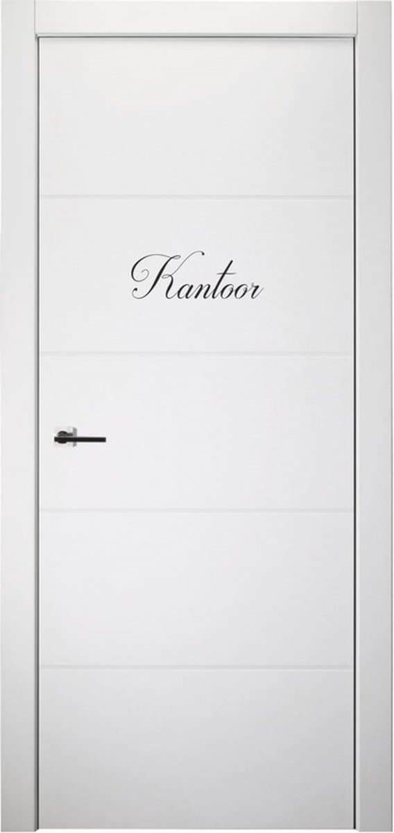 Deursticker - Kantoor - 17x6 - Zwart