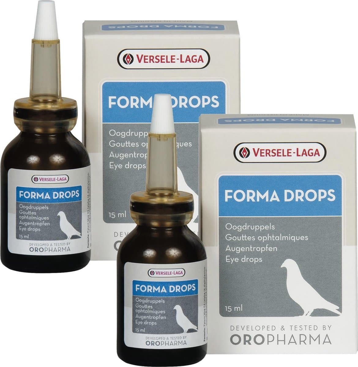 Versele-Laga Oropharma Forma Drops Oogdruppels - Duivensupplement - 2 x 15 ml