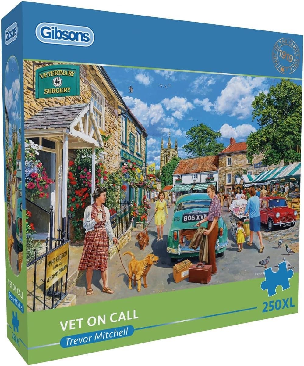 Gibsons - Dierenarts op afroep ("Vet on Call") - Trevor Mitchell - 250XL stukjes - 48×34cm - Legpuzzel voor Volwassenen