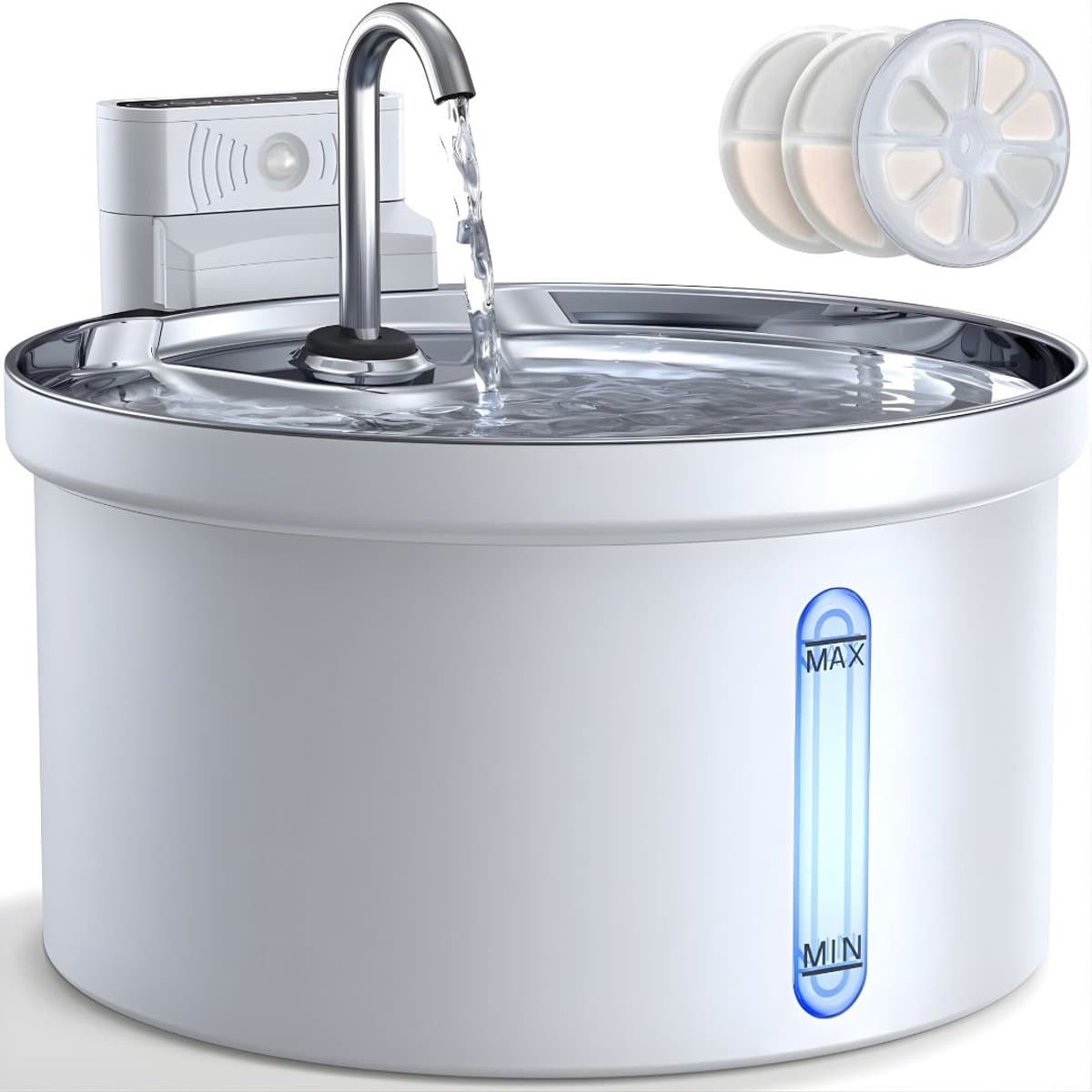 KAD® Drinkfontein Kat - Drinkfontein - Automatische Voerbak Kat - Drinkfontein Hond - Wit - 26cm x 22cm x 35cm