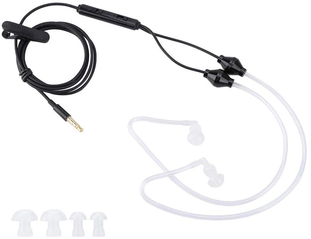 Allecto - Universele 3.5mm Jack Oordopjes - Anti-Radiatie - Zwart - In-Ear Koptelefoon - Hoogwaardige Geluidskwaliteit - Geschikt voor Volwassenen