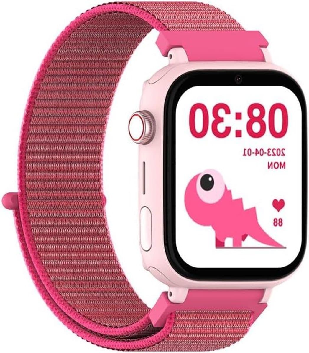 Kinder Smartwatch - Kindersmartwatch GPS - Veilige Communicatie - Video Bellen - IP67 Waterbestendig - Zwart