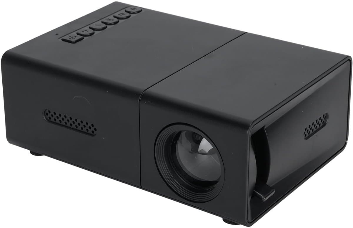 Dailygoods - Draagbare LED-projector met Stereo Luidspreker voor Thuis en Buiten