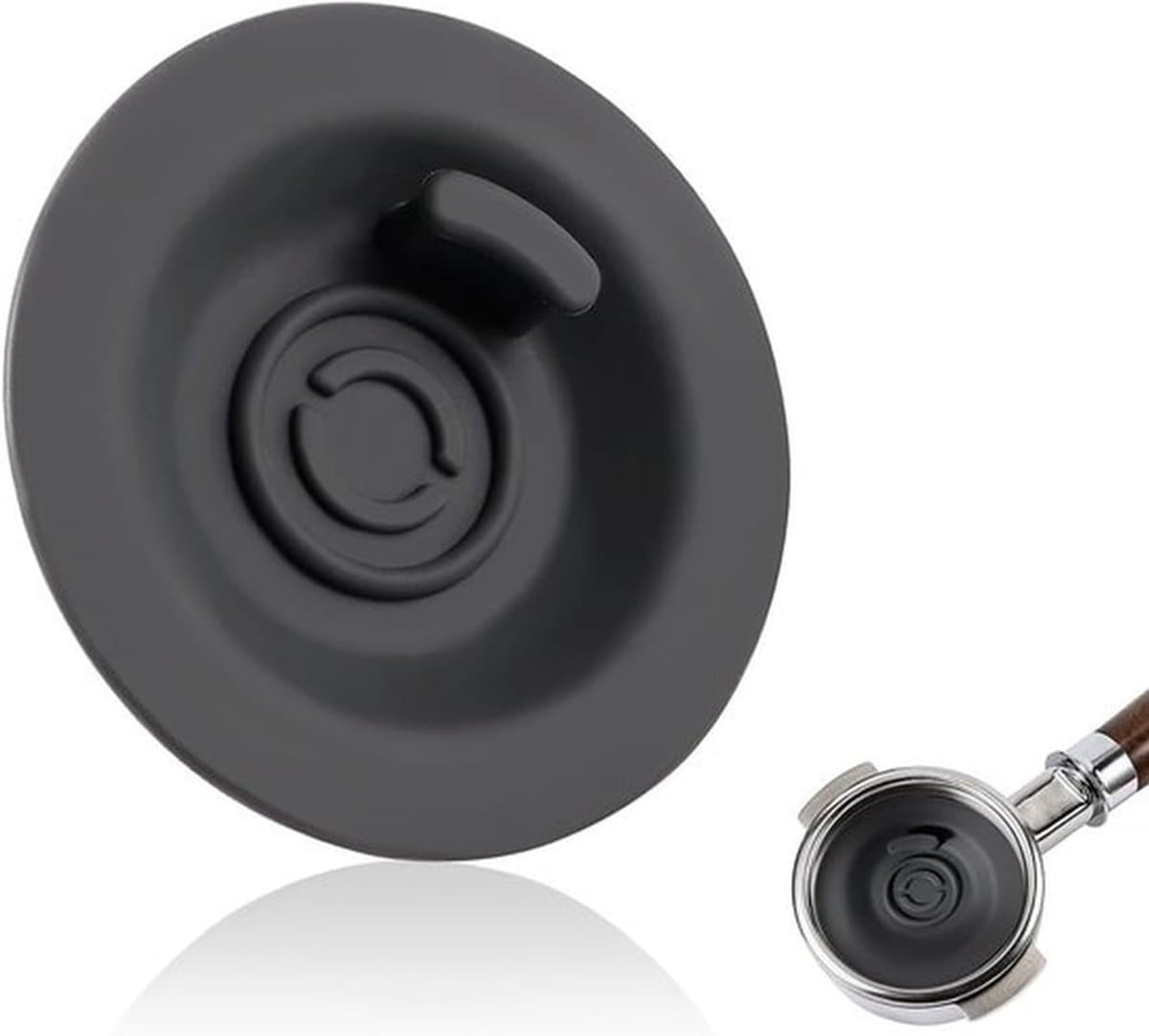 54mm siliconen espresso reinigingsschijf voor koffiemachine - backflush-tablet en reinigingspad