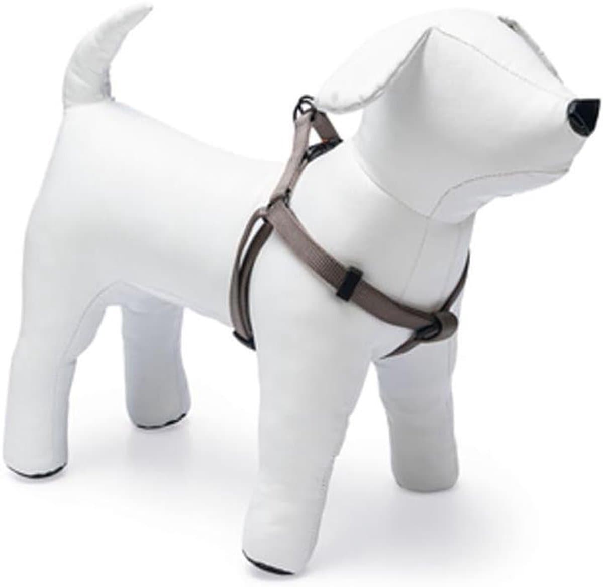 Honden Tuigje - Honden Harnas - Veilig Wandelen - Kunstlederen Afwerking - 60-90 cm - Grijs