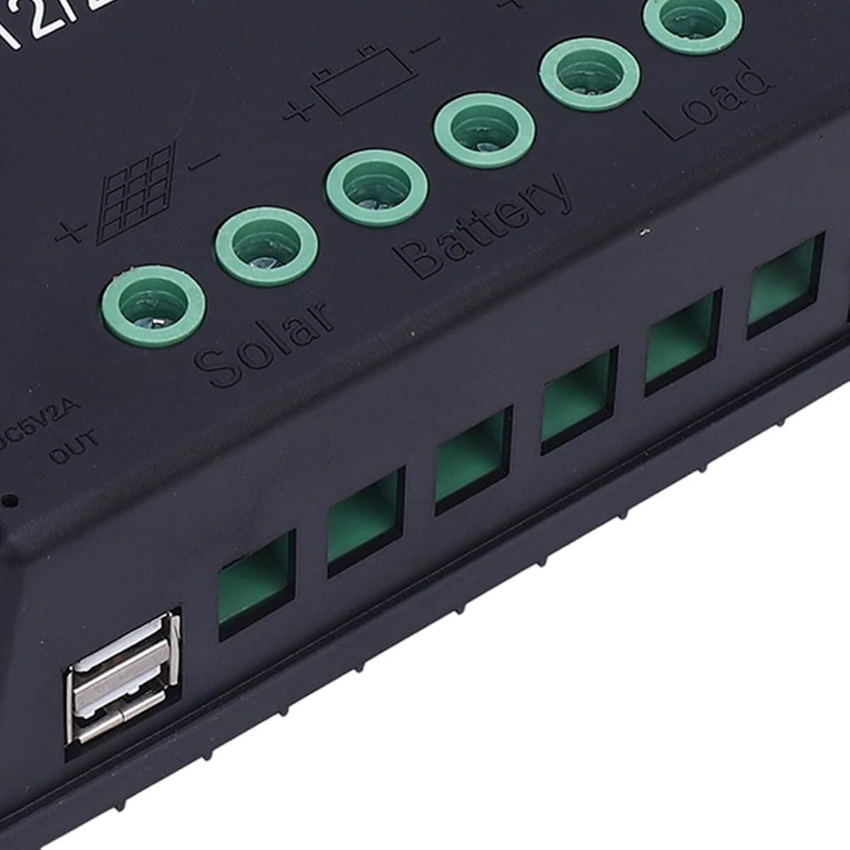 Zonnelaadcontroller - MPPT Regelaar - Energie Beheer - Hoge Efficiëntie MPPT - 60A - Grijs