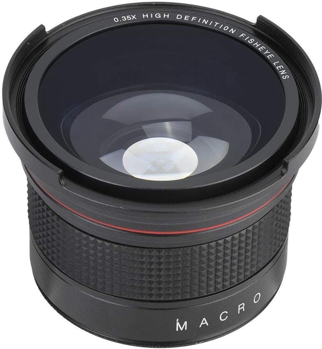 OmGoods - Dailygoody - 58 MM 0.35X Fisheye Lens - Supergroothoeklens - Ideaal voor creatief fotograferen - Zwart - Geschikt voor Canon ...