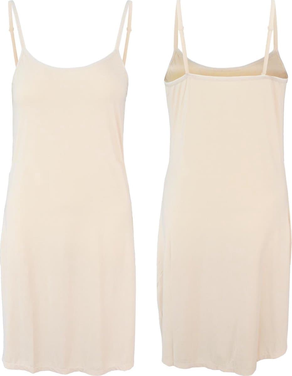 Gaubert Onderjurk - Spaghetti bandjes  - XXL  - Beige