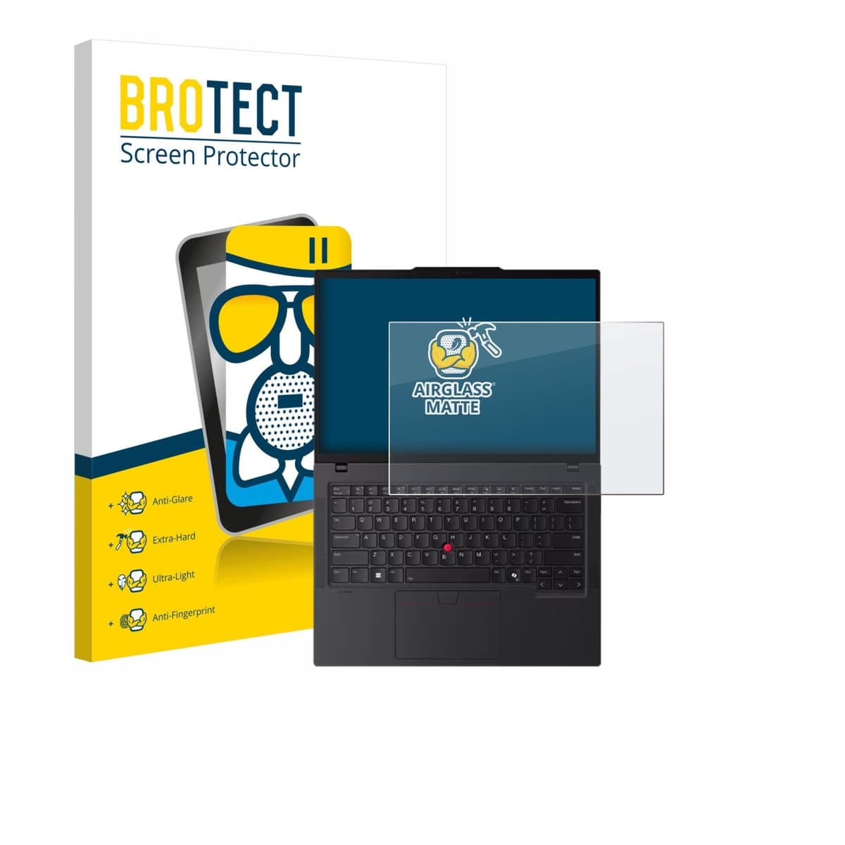 BROTECT - Screenprotector voor Lenovo ThinkPad P14s Gen 6 14.5" - Folie Beschermfolie Beschermglas matte