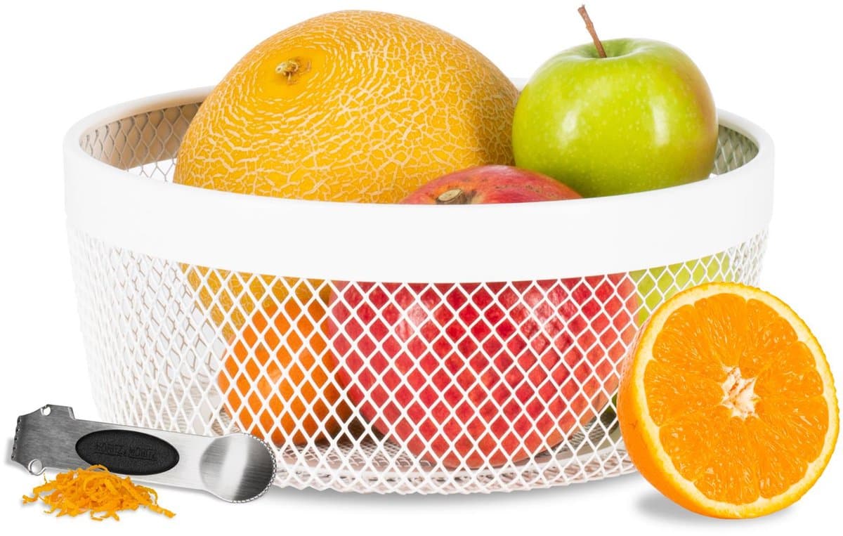 Moritz & Moritz fruitmand etagère net wit