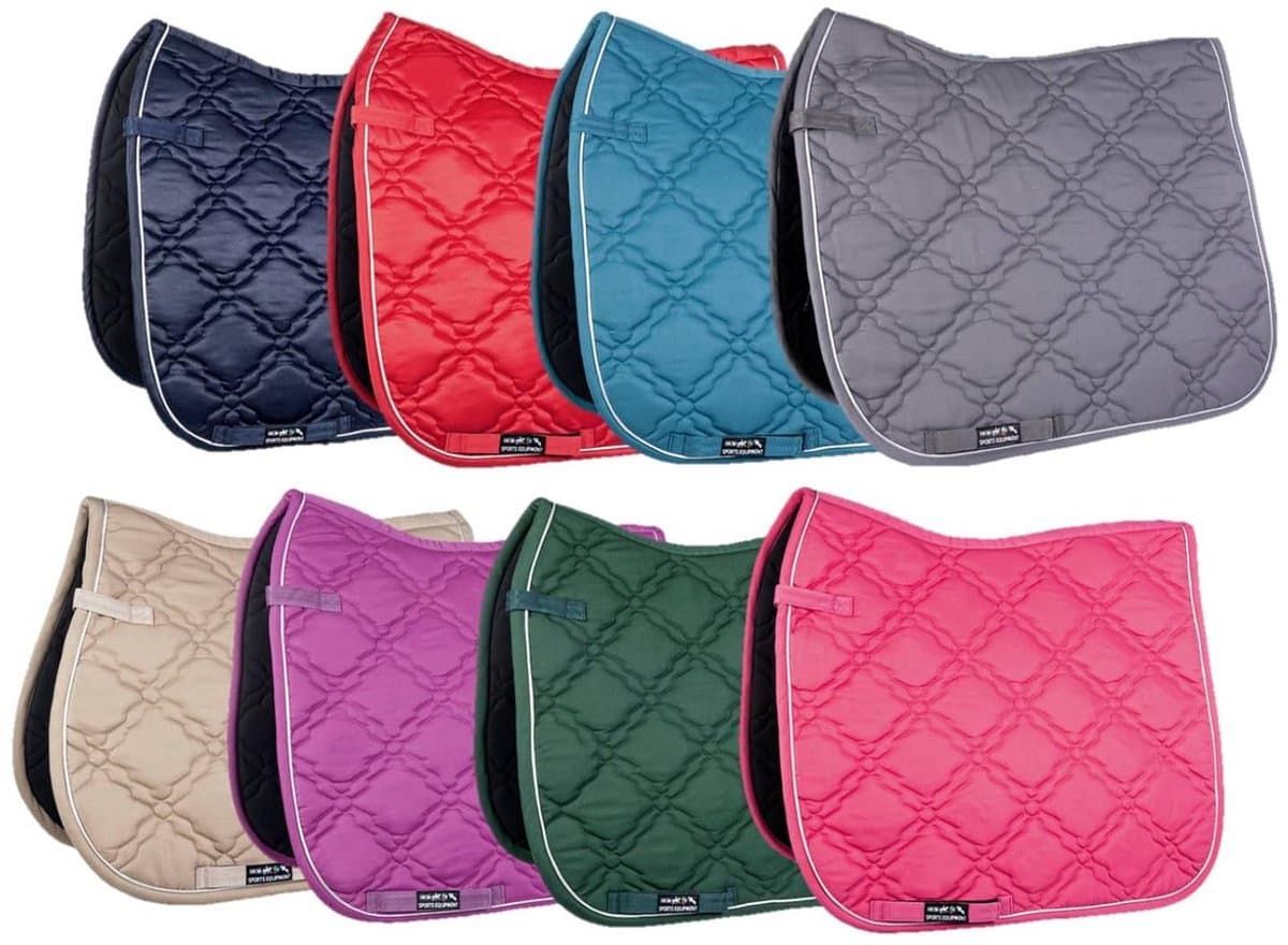 Veelzijdig Roze Zadeldek voor Springen en Dressuur - Ademend en Comfortabel