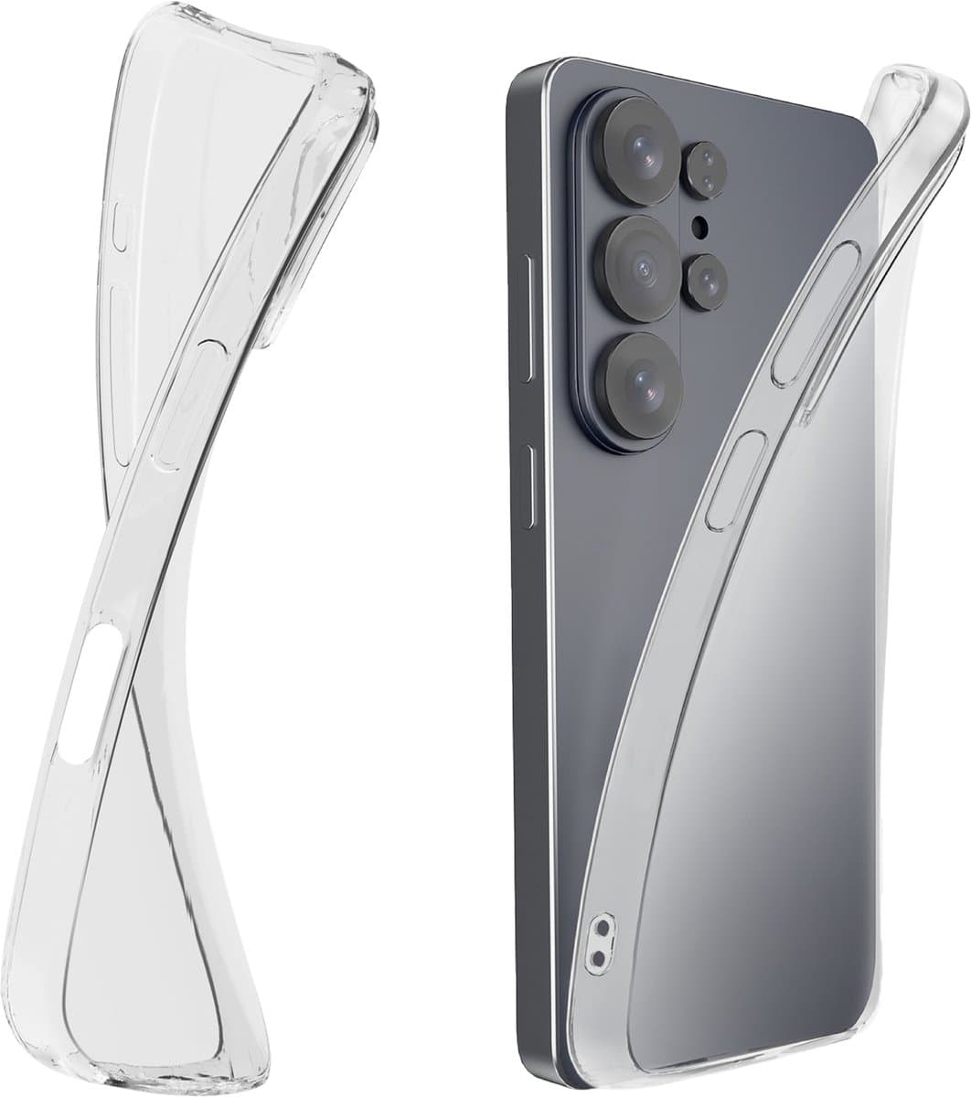 Cellularline Fine Hoesje - Geschikt voor Samsung Galaxy S26 Ultra - Ultradun & Super Transparant - Transparant