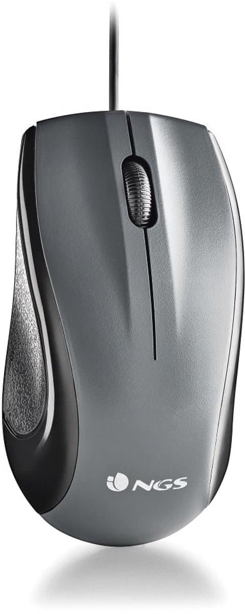 Muis NGS Musk Zwart Grijs 1200 DPI