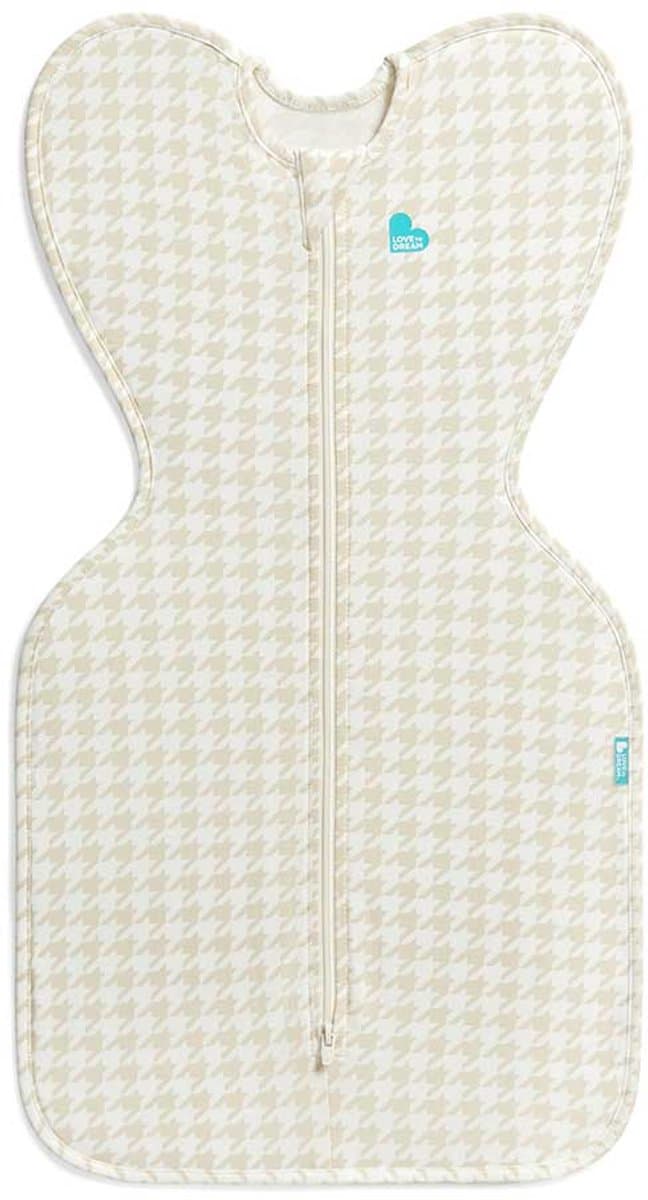 Love to Dream™ Babyslaapzak Swaddle Up™ - Inbakeren - Baby 3-6 maanden - 6- 8.5 kg - All season - 1.0 TOG - Pied de poule