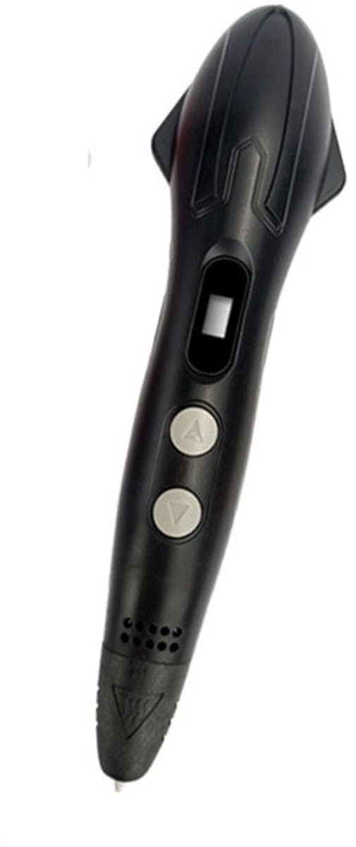 Slimme 3D-schilderpen voor kinderen, creatieve 3D-printpen - zwart