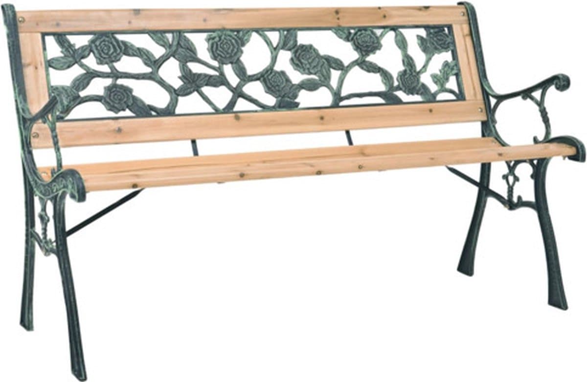 vidaXL Tuinbank 122 cm hout