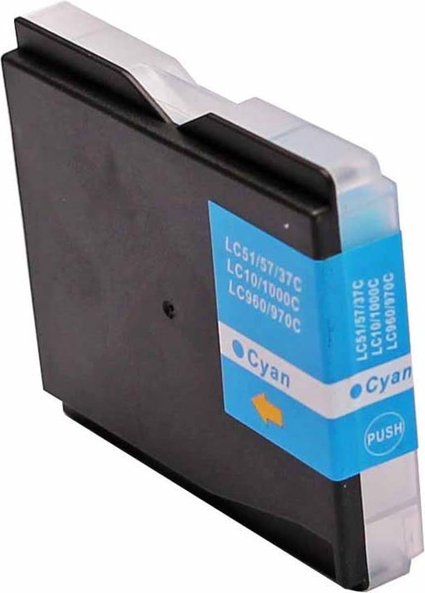 ABC huismerk inkt cartridge geschikt voor Brother LC-970C LC-1000C cyan voor Brother DCP130C DCP330C DCP330CN DCP330 Series DCP350C DCP350CJ DCP350 DCP353C DCP357C DCP520 DCP525C DCP525CJ DCP530CJ
