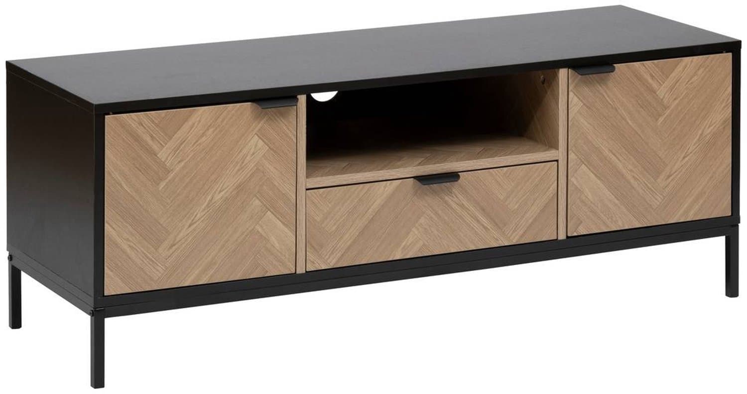 5five Chevrons TV-meubel - Spaanplaat, 120 x 40 x 45 cm