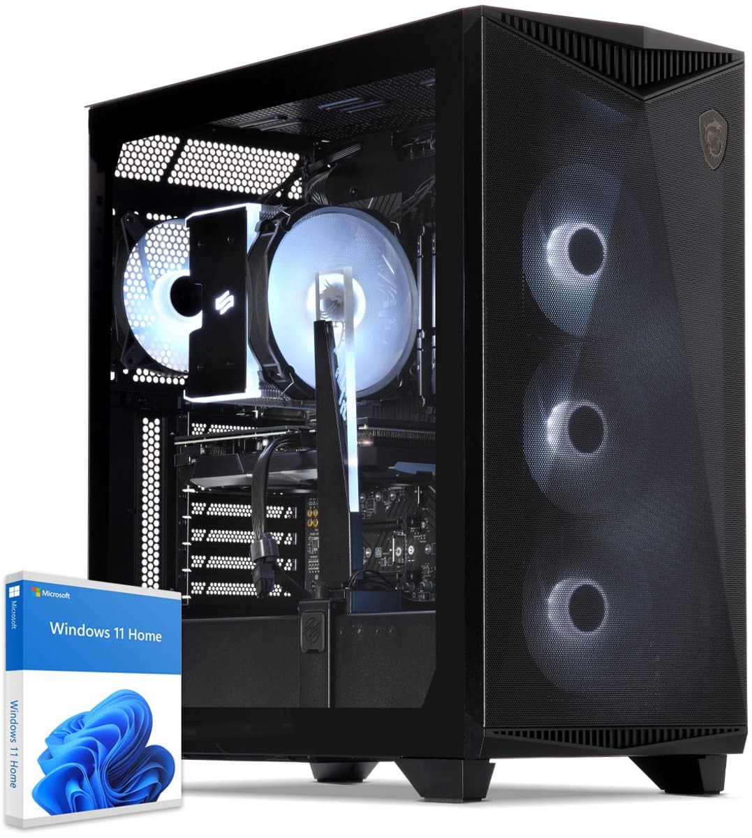 Sedatech Pro Gaming PC ATX ARGB • AMD Ryzen 7 9700X 8x 3.8GHz • Geforce RTX5070 • 32Gb DDR5 • 2Tb SSD M.2 • WiFi • Bluetooth, USB C • Windows 11 • Desktop computer