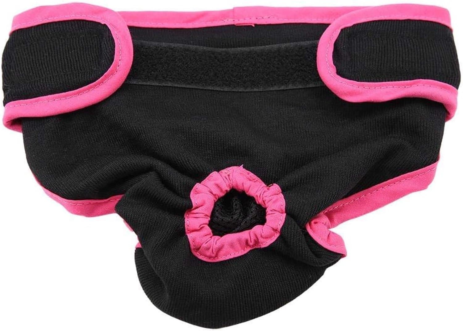 Merkloze Hondenslip voor Teefjes - Zwart (Maat M)