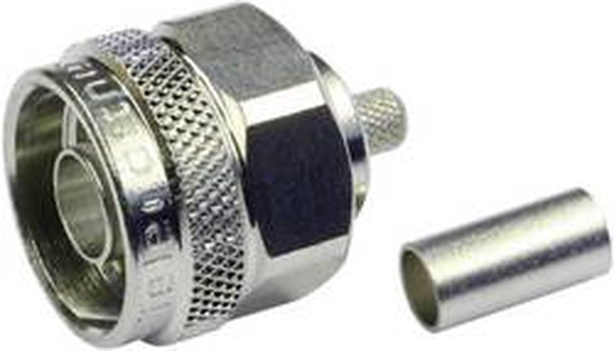 Telegärtner 100023911 100023911 N-connector Stekker, recht 50 Ω 1 stuk(s)
