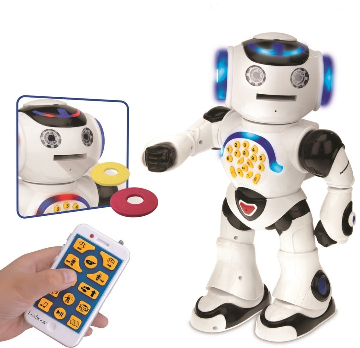 POWERMAN® Interactieve Robot om te Leren en Spelen incl. afstandsbediening (Dutch)