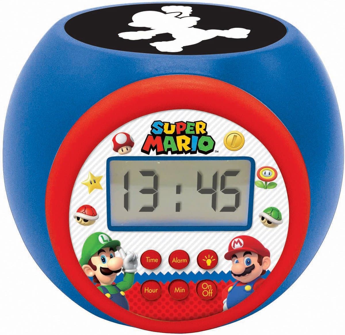 Super Mario Projector Wekker met Timer