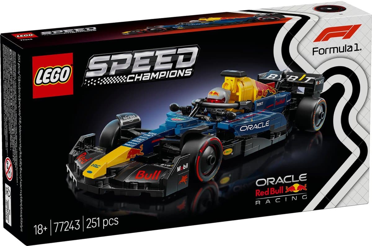 LEGO Speed Champions Oracle Red Bull Racing RB20 F1 racewagen 77243