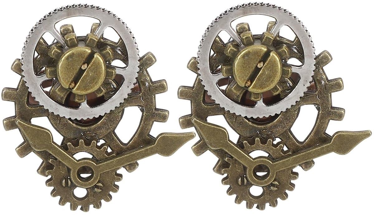 Dailygoods- Vingerring - Stijlvol Design - Horloge/Tandwielvorm - Hoogwaardig Legeringsmateriaal - Duurzaam - Compact en Draagbaar - Sieraad