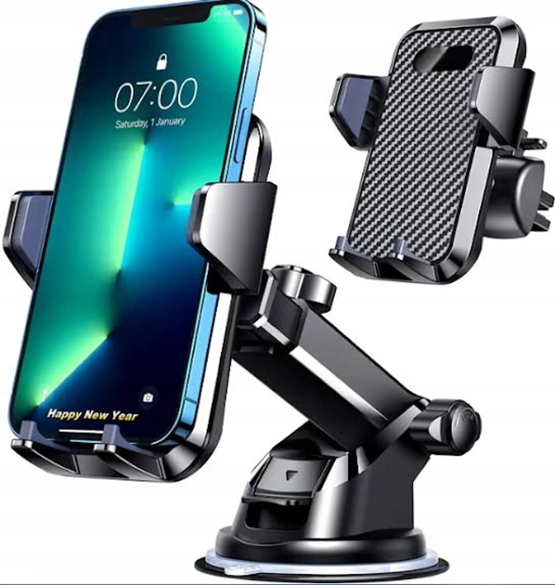 Universele Autohouder voor Telefoon - Sterke Zuignap - 3.5-6 inch