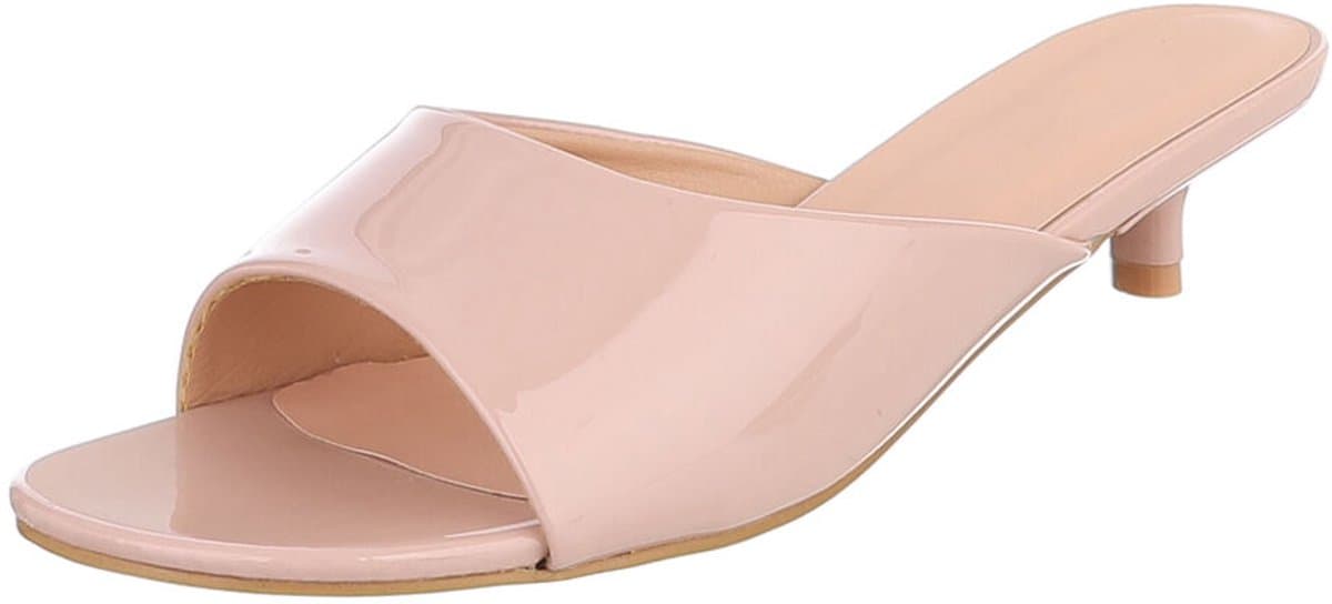 Slipper met hak - instapmodel - dames Mt:36