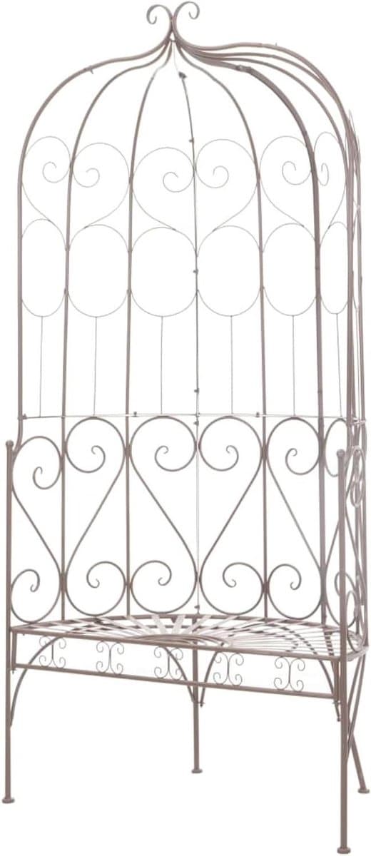 Tuinbank - Buitenbank - Ontspannen Buiten - Antieke Stijl - 95 cm - Oud Bruin