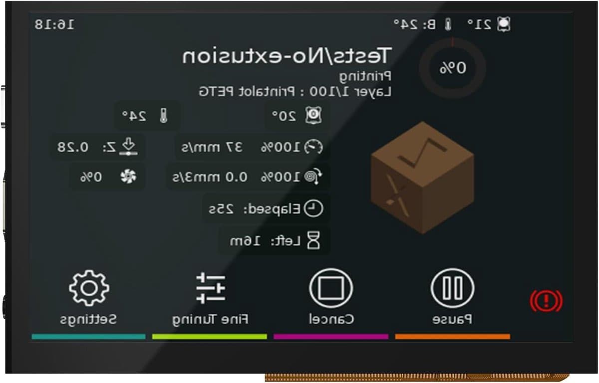 Touch Screen Display - Monitor Paneel - Projecten Sturen - Directe Interactie - 12 cm diagonaal - Zwart
