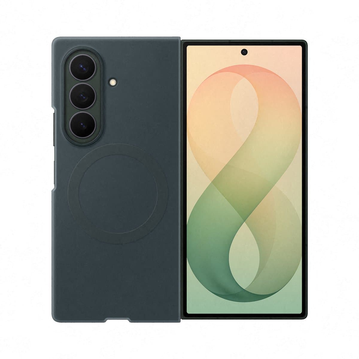 Samsung Galaxy Z Fold8 Ultra Hoesje - Silicone Magnet - Groen