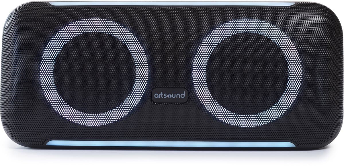 ArtSound - LIGHTBEATS M, portable BT speaker, zwart