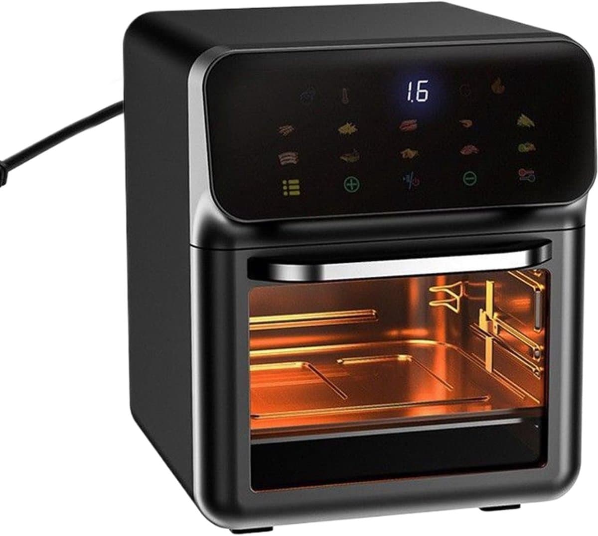 Oven Airfryer Combinatie - Multicooker Bakoven - Veelzijdig Koken - 3D Luchtcirculatie - 15 Liter - Zwart