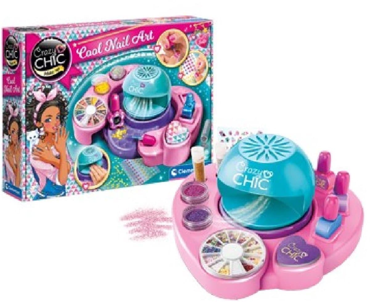 Clementoni Crazy Chic nagelkunstset - multikleur, 30 cm