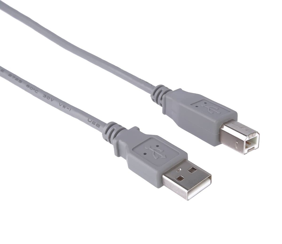 PremiumCord KU2AB3 USB-kabel USB 2.0 3 m USB A USB B Grijs