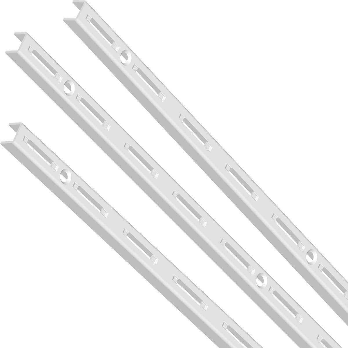 Wandrail 1 Rij - 2 Stuks - 150 cm - Diverse Kleuren en Afmetingen voor Plankdragers en Wandrekken