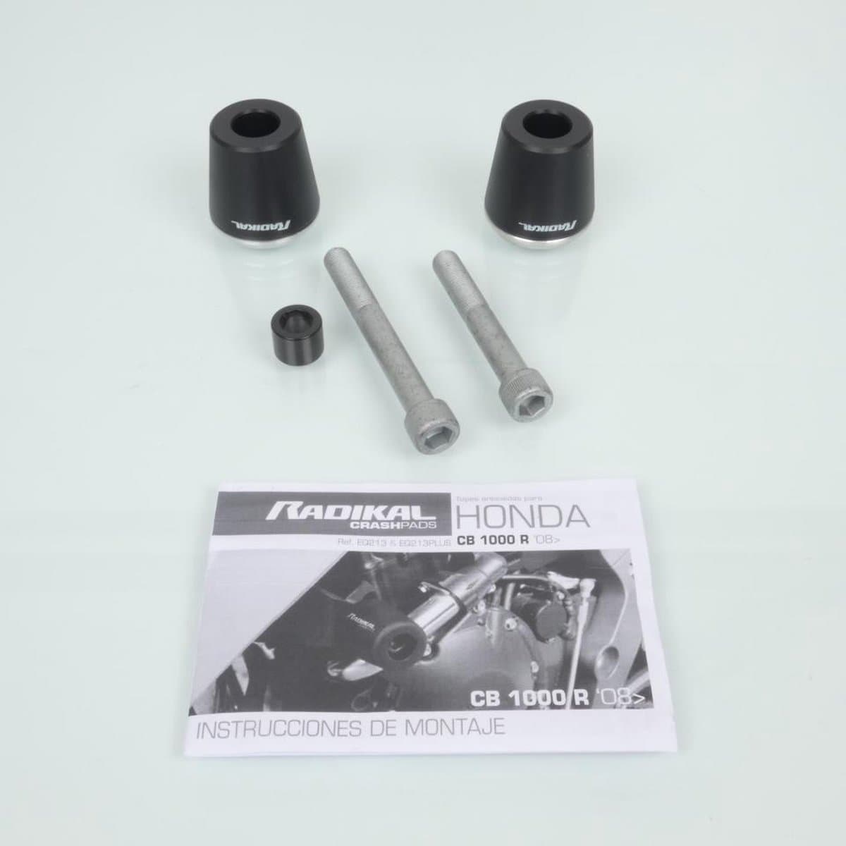 Tampon pare carter Radikal pour moto Honda CB1000R après 2008 EQ213PLUS Neuf