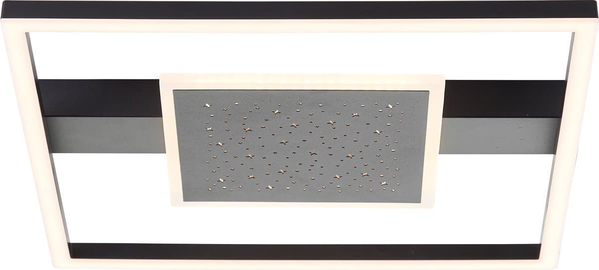 Brilliant Reno - Plafondlamp - LED 30W - 3000K - Zwart