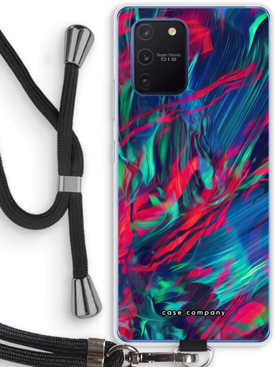 Case Company® - Hoesje met koord geschikt voor Samsung Galaxy Note 10 Lite hoesje met Koord - Pilgrims Of The Sea - Telefoonhoesje met Zwart Koord - Bescherming aan alle Kanten en Over de Schermrand