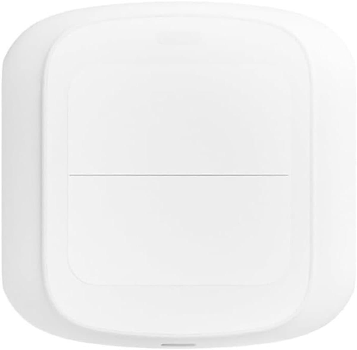 Slimme Afstandsbediening - Wandknop Controller - Smarthome Bediening - Draadloze Scene Schakelaar - 2.1x5.1x1.6cm - Wit