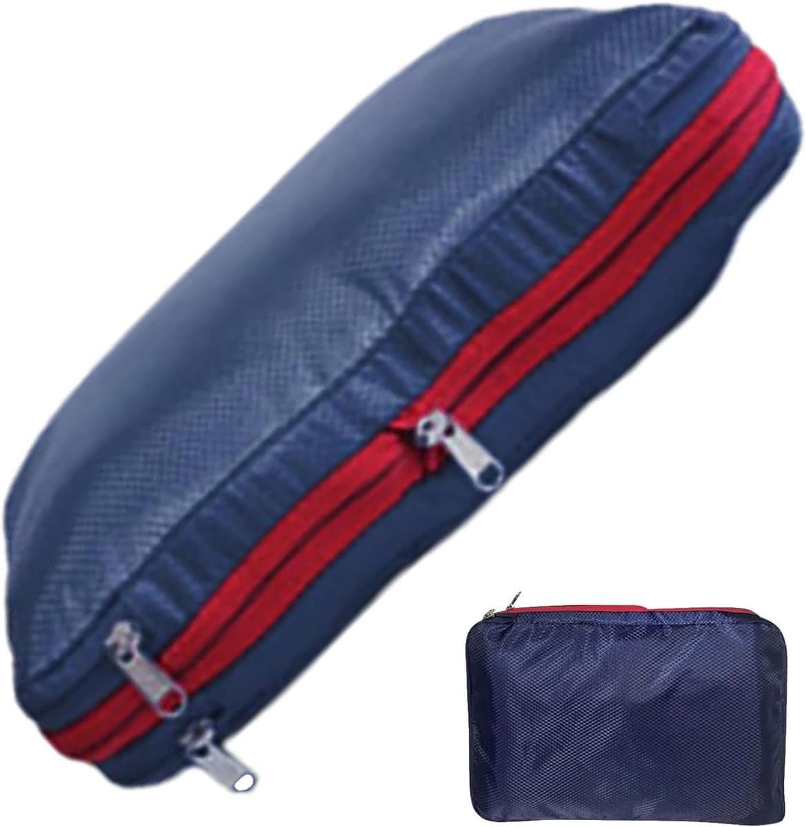 Reis Compressiezakken - Koffer Organizer - Ruimte Besparen - Waterdicht Ontwerp - 37.5 x 27.5 cm - Donkerblauw