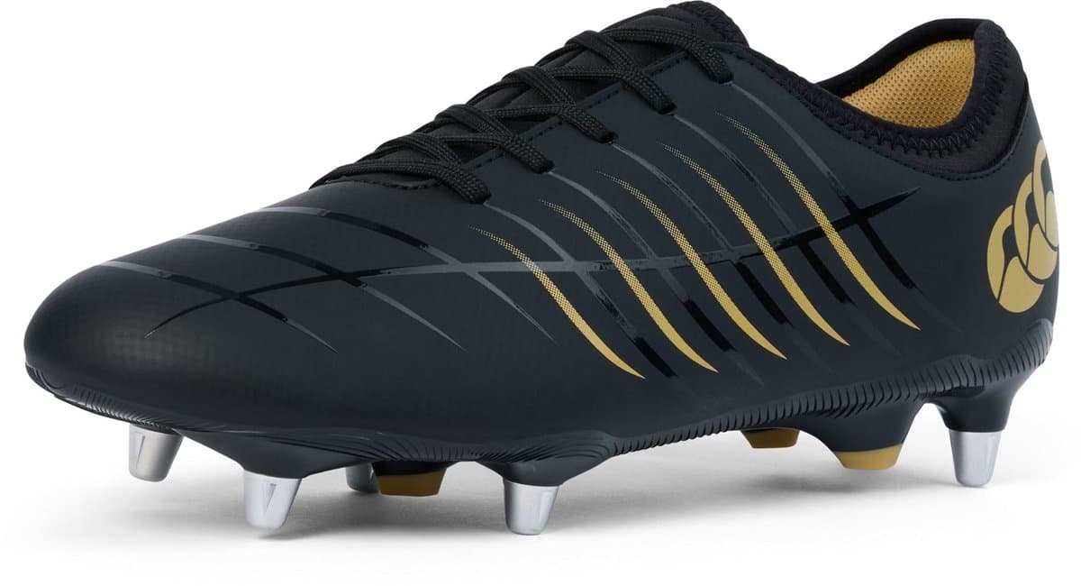 Canterbury rugby schoenen Phoenix 2.0 Team SG - zwart goud - maat 43.